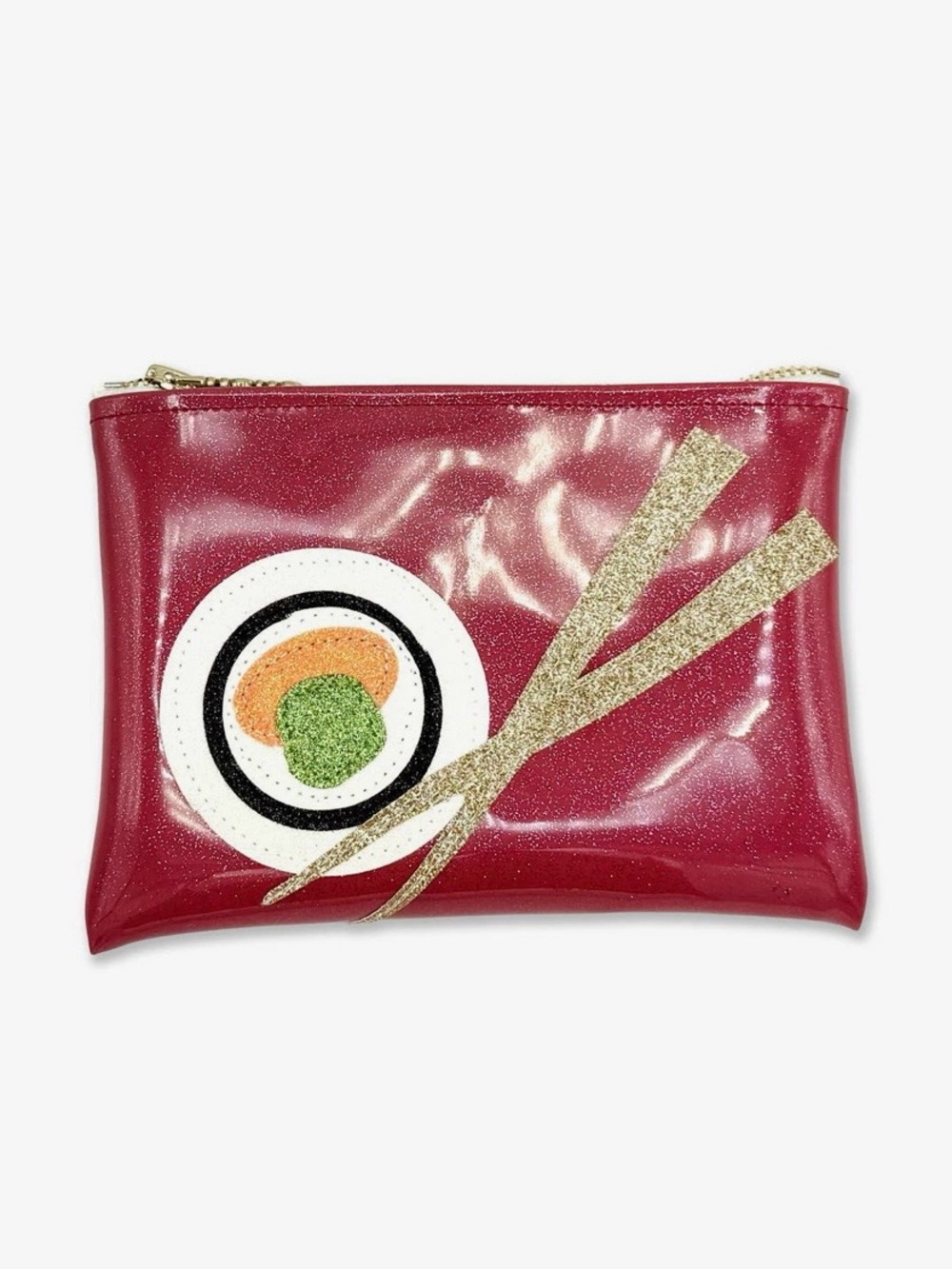 Glitter Sushi Clutch - Pink